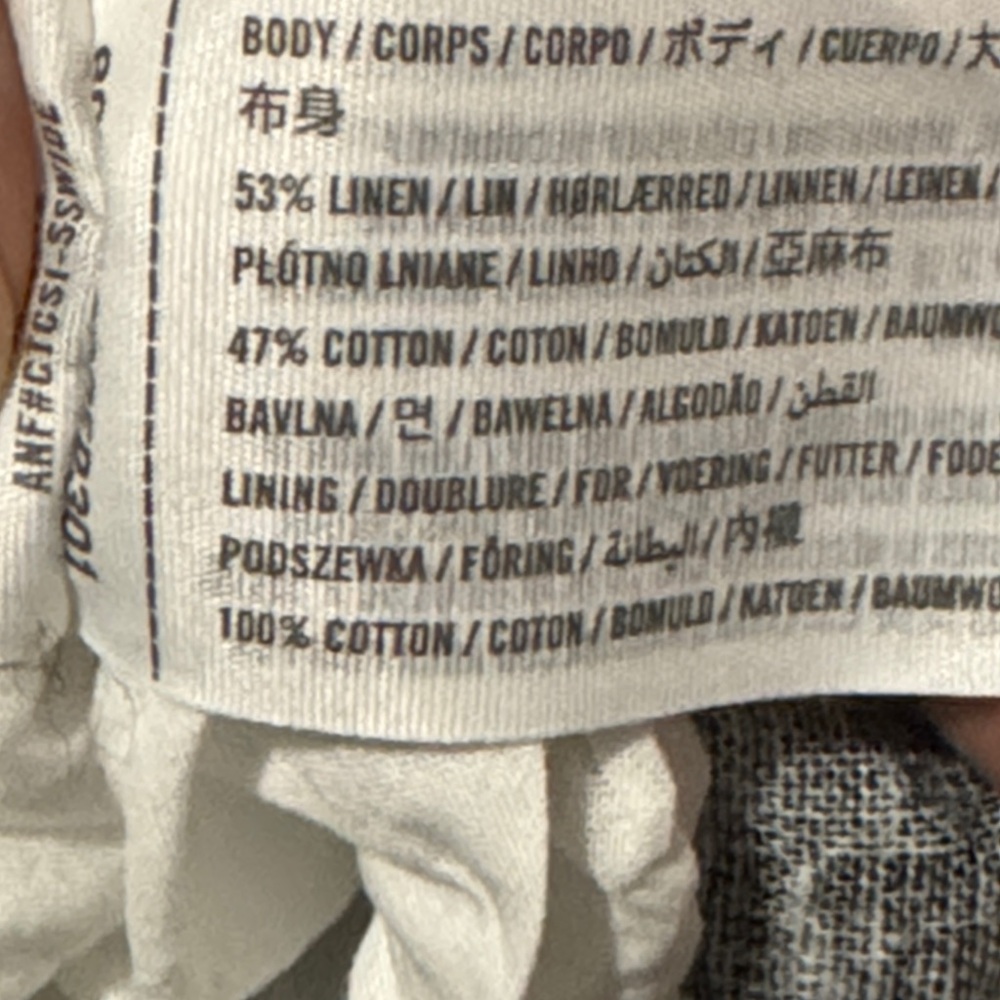 A & F Cotton Linen Maxi Dress-Black/White-Sz xs-Fitted Bodice-Pockets-ZipUp Back - Picture 13 of 13